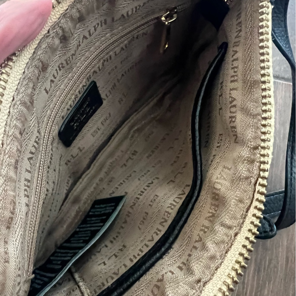 Ralph Lauren Percy Small Straw Crossbody Bag - Picture 7 of 13